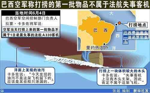 巴西空軍宣布打撈上兩具失事客機遇難者遺體