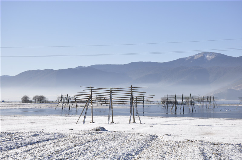 香格里拉迎來今冬首場降雪，未來一周還將出現(xiàn)一次小雪天氣