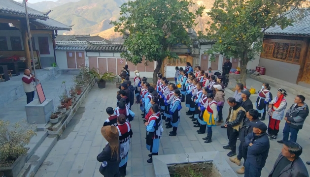 金江鎮(zhèn)興文村禮都三組舉辦春節(jié)文化活動(dòng)