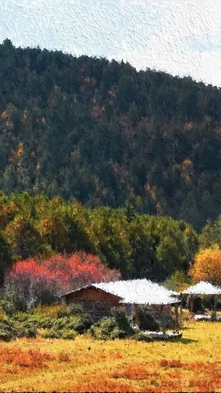 幸福香巴拉·美麗新畫卷｜油畫香巴拉 秋日限定壁紙已送達